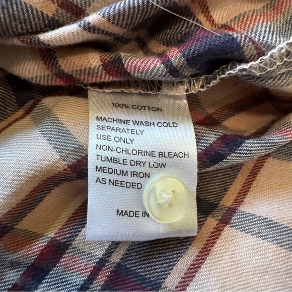 Birds of Paradis By Trovata Finley Pintuck Plaid Shirt - Size Small - Picture 10 of 10